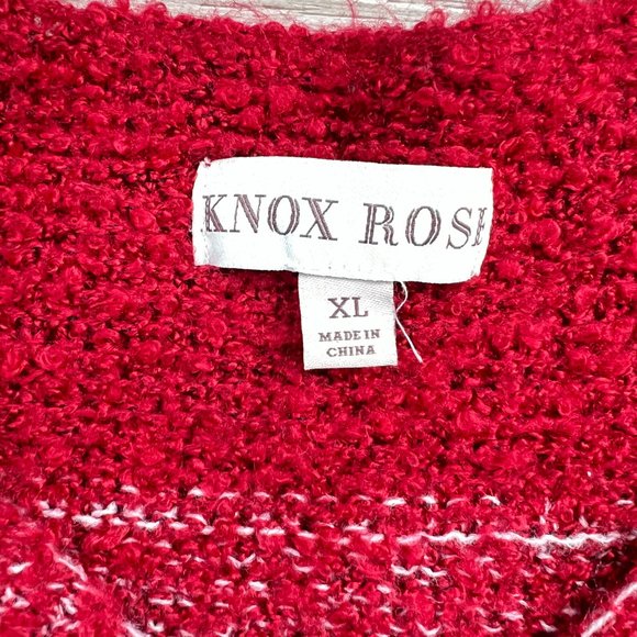 Knox Rose Striped Colorblock Sweater | XL | Boxy, Oversized Fit - Picture 2 of 4